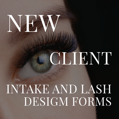 New Client Intake and Lash Design Forms